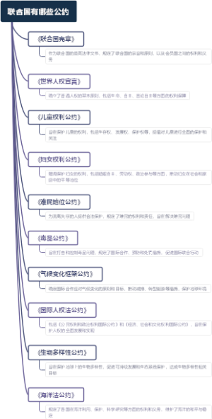 联合国有哪些公约