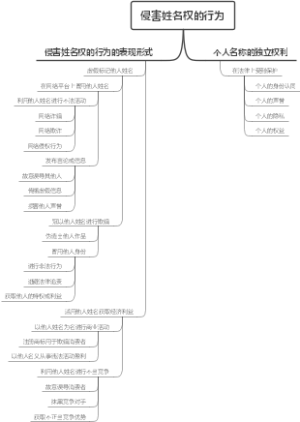 侵害姓名权的行为