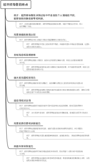 超然领导者的特点