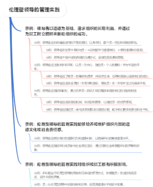 伦理型领导的管理实践
