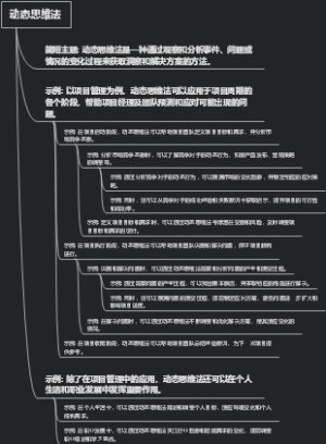 动态思维法