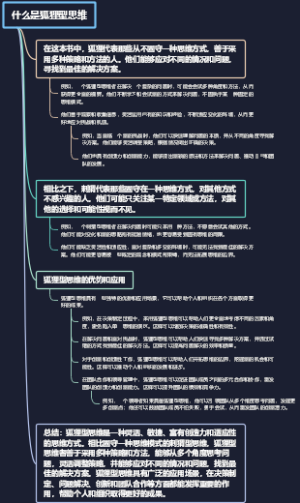 什么是狐狸型思维