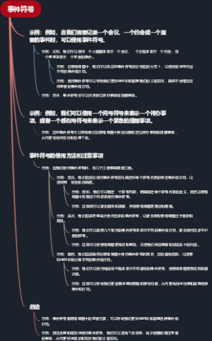 事件符号