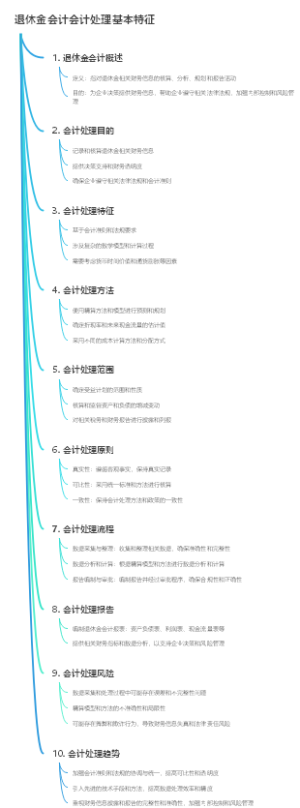 退休金会计会计处理基本特征