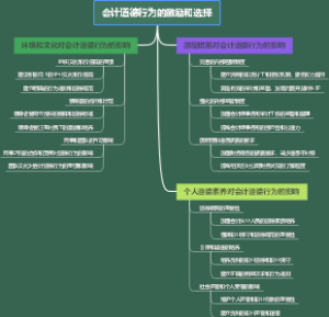 会计道德行为的激励和选择