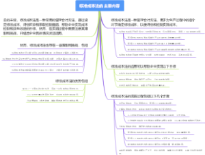 标准成本法的主要内容