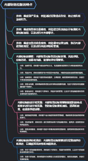 内部财务控制的特点