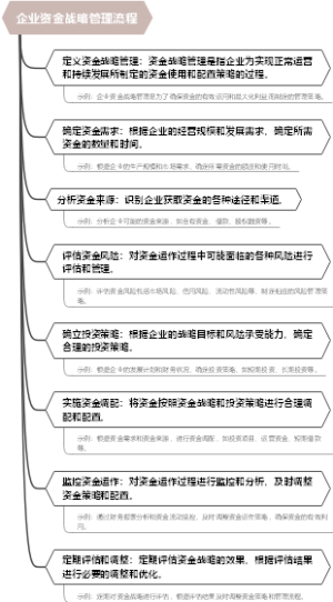 企业资金战略管理流程
