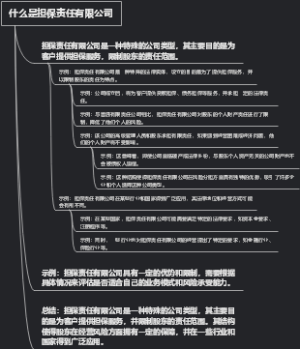 什么是担保责任有限公司