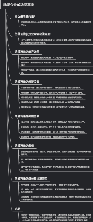 批发企业的功能再造