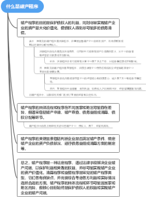 什么是破产程序