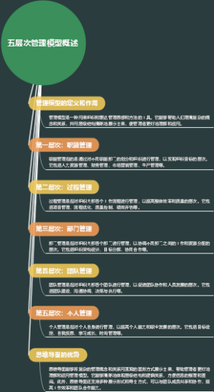 五层次管理模型概述