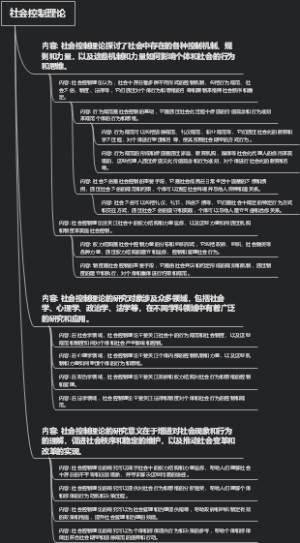 社会控制理论