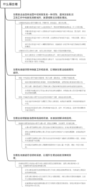 什么是出差