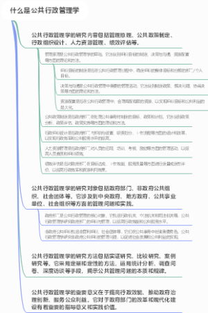 什么是公共行政管理学