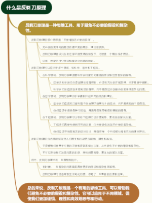什么是反剃刀原理