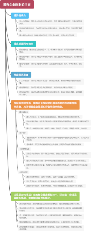 国有企业改制的内容