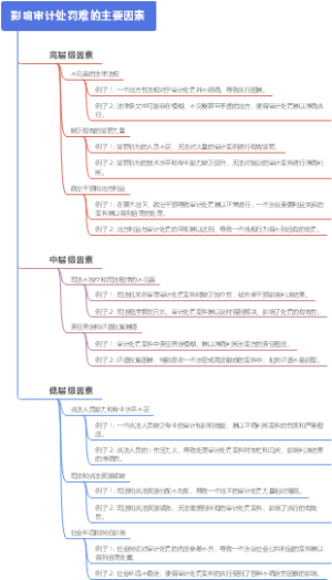 影响审计处罚难的主要因素