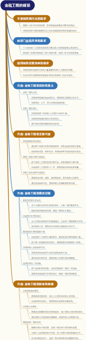 金税工程的背景