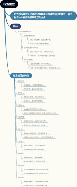 行为规范