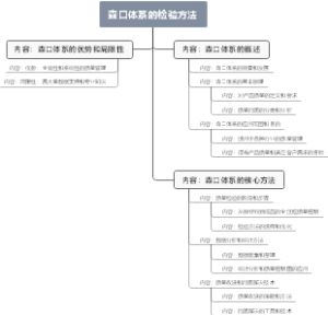 森口体系的检验方法