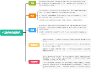 代销式采购的形式