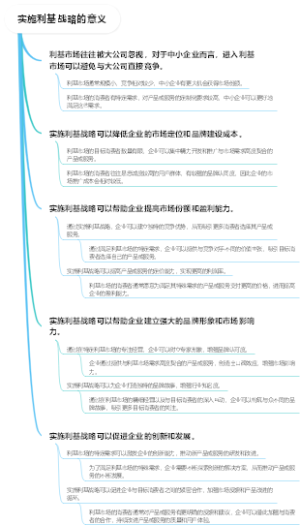 实施利基战略的意义