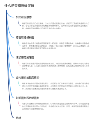 什么是变相折价促销
