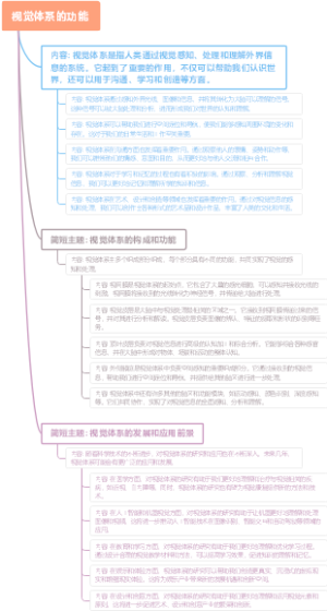 视觉体系的功能