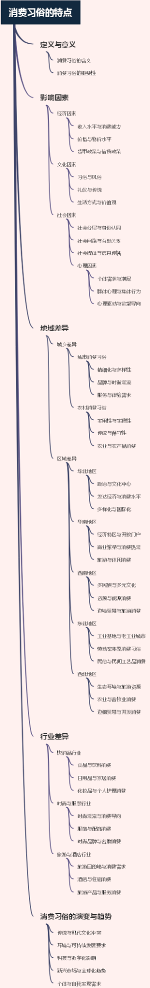 消费习俗的特点