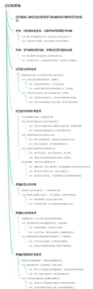 记忆和思维