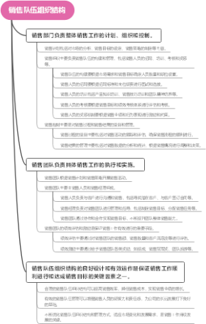 销售队伍组织结构
