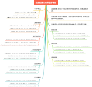 企业的重大决策包括哪些