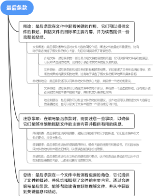 最后条款