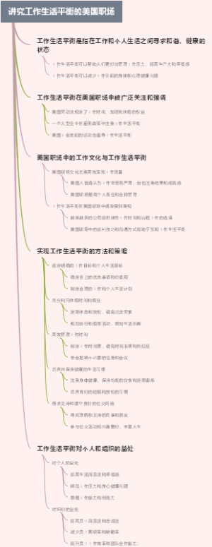 讲究工作生活平衡的美国职场