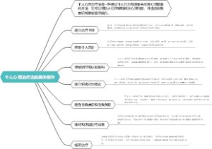 个人心理治疗法的具体操作