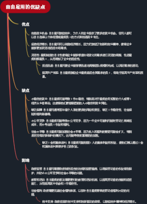 自由雇用的优缺点