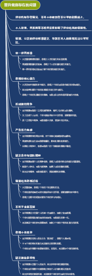 晋升竞赛存在的问题