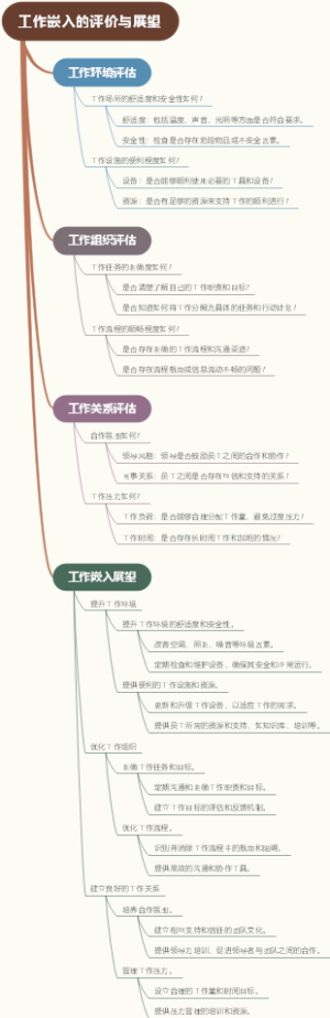 工作嵌入的评价与展望