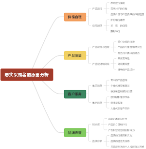 忠实采购者的原因分析
