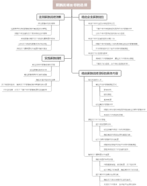 薪酬战略目标的选择