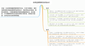 分类品牌策略的优缺点
