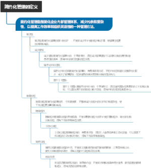 简约化管理的定义
