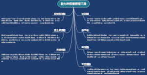 新七种质量管理工具