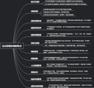 企业经营战略的特点