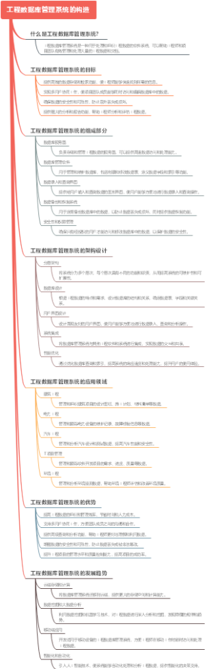 工程数据库管理系统的构造
