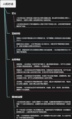 人机对话