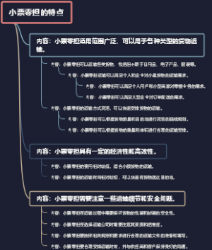 小票零担的特点