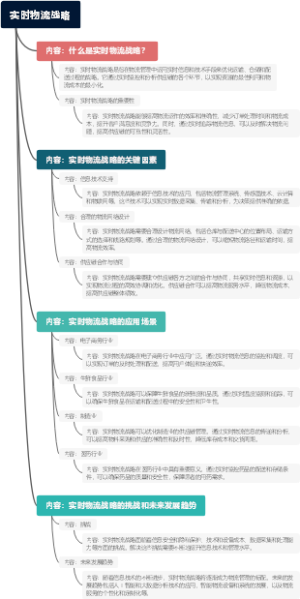 实时物流战略