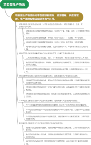 项目型生产物流
